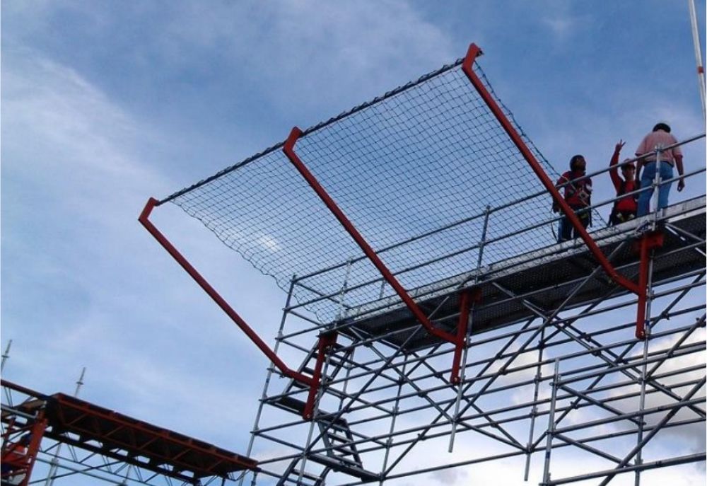 Redes de seguridad en construccion